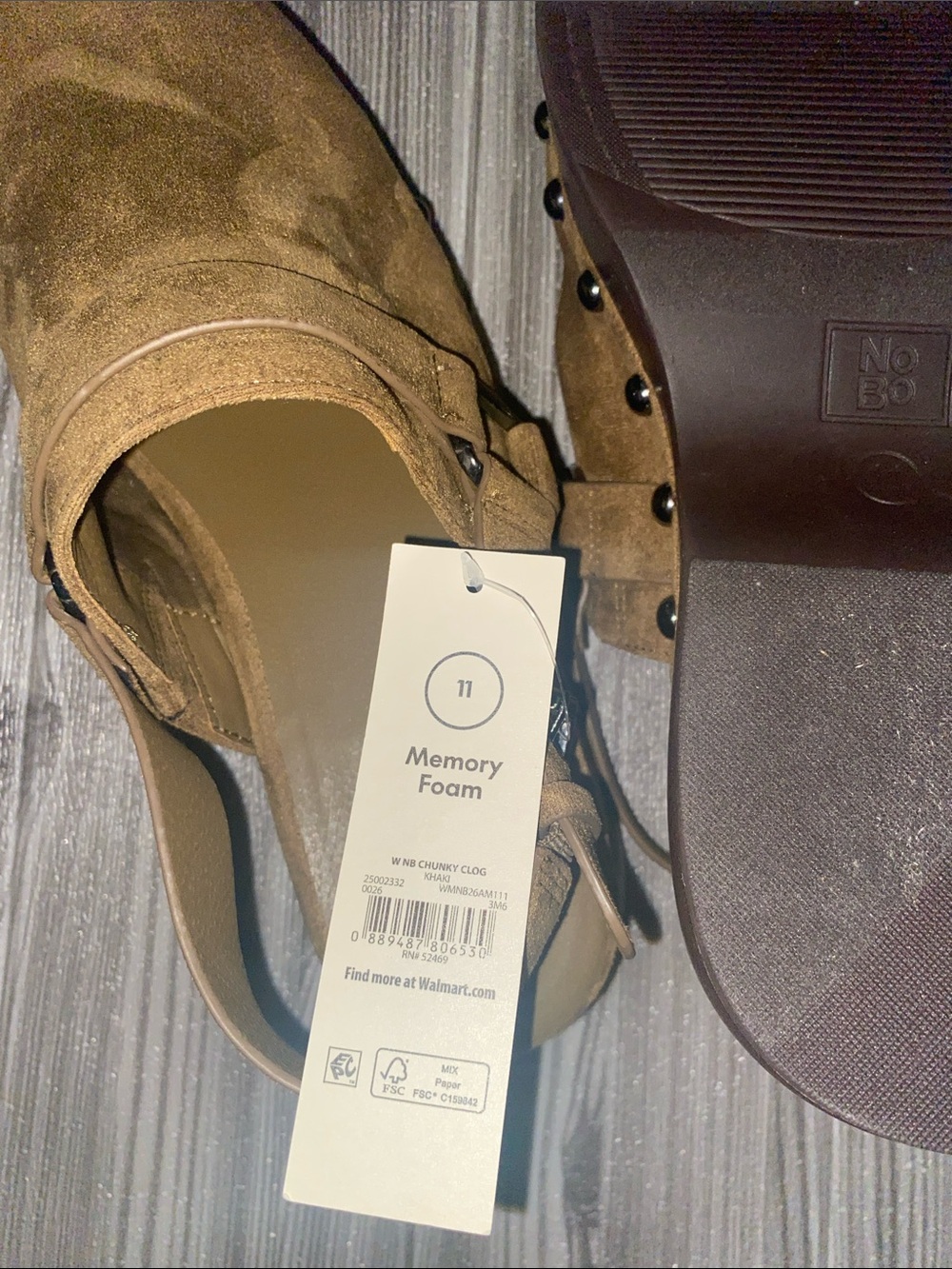 No Boundaries Women's Chunky Clogs Size 11 NWT - Picture 6 of 8
